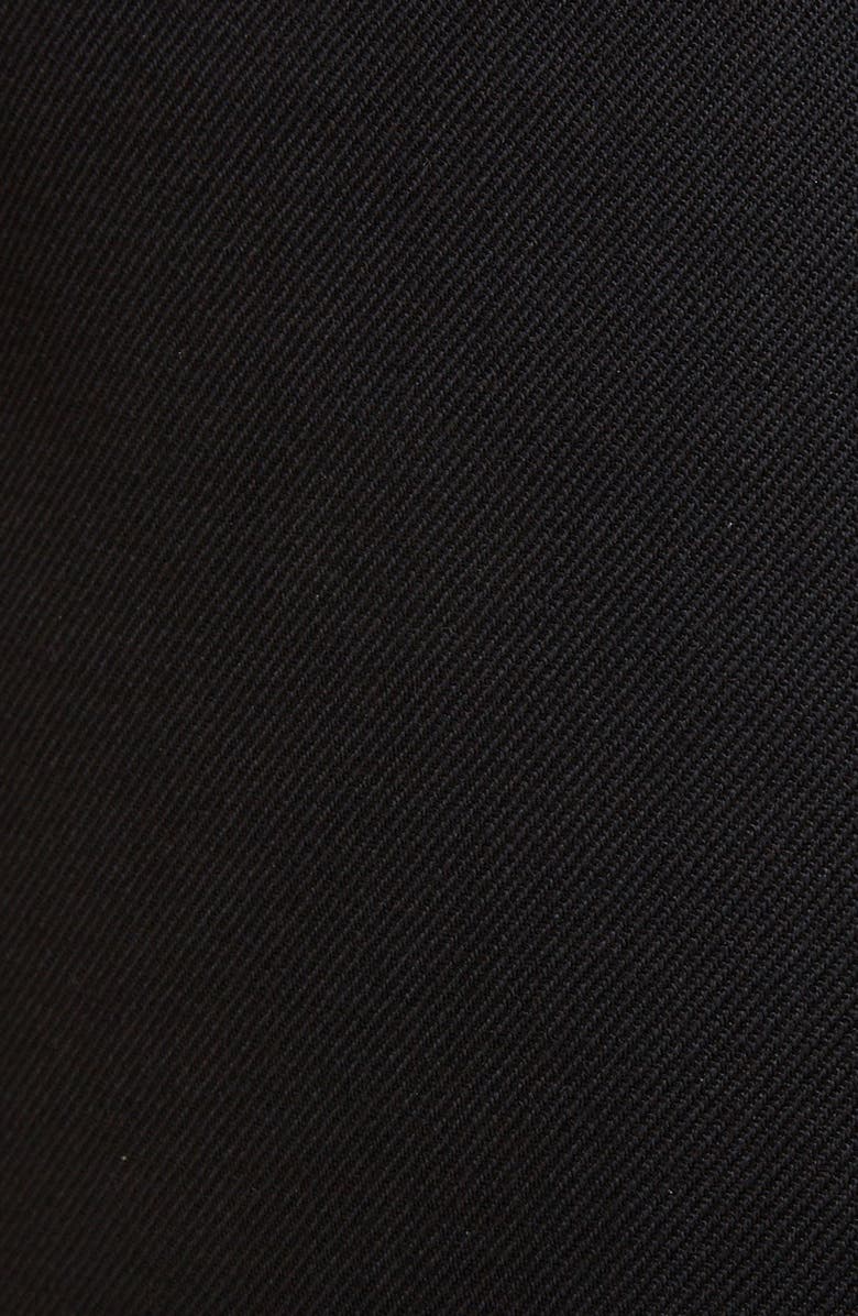 Saint Laurent High Waist Wool Crop Pants, Alternate, color, 