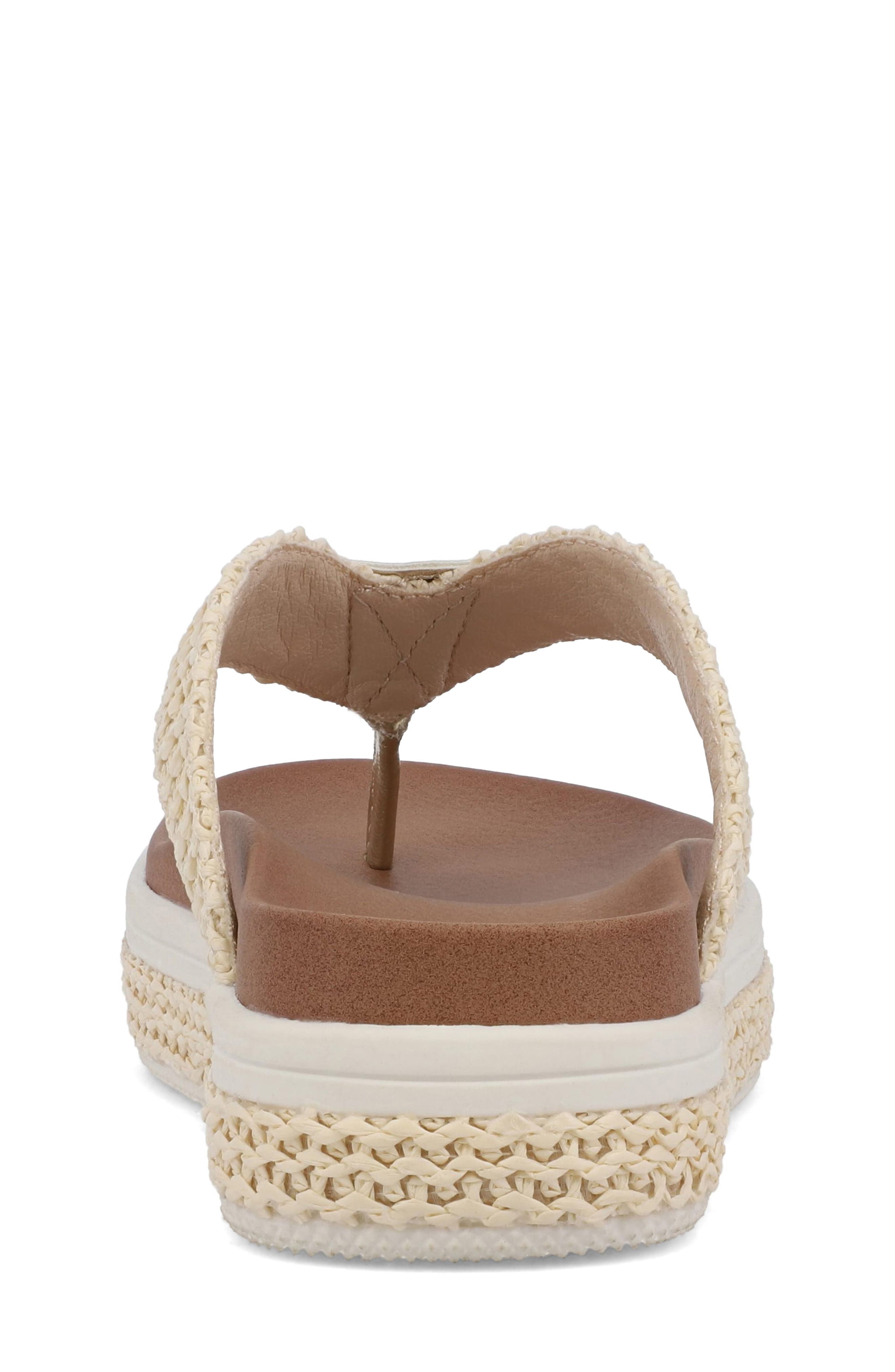 MIA Kids' Rhami Platform Flip Flop, Alternate, color, Natural