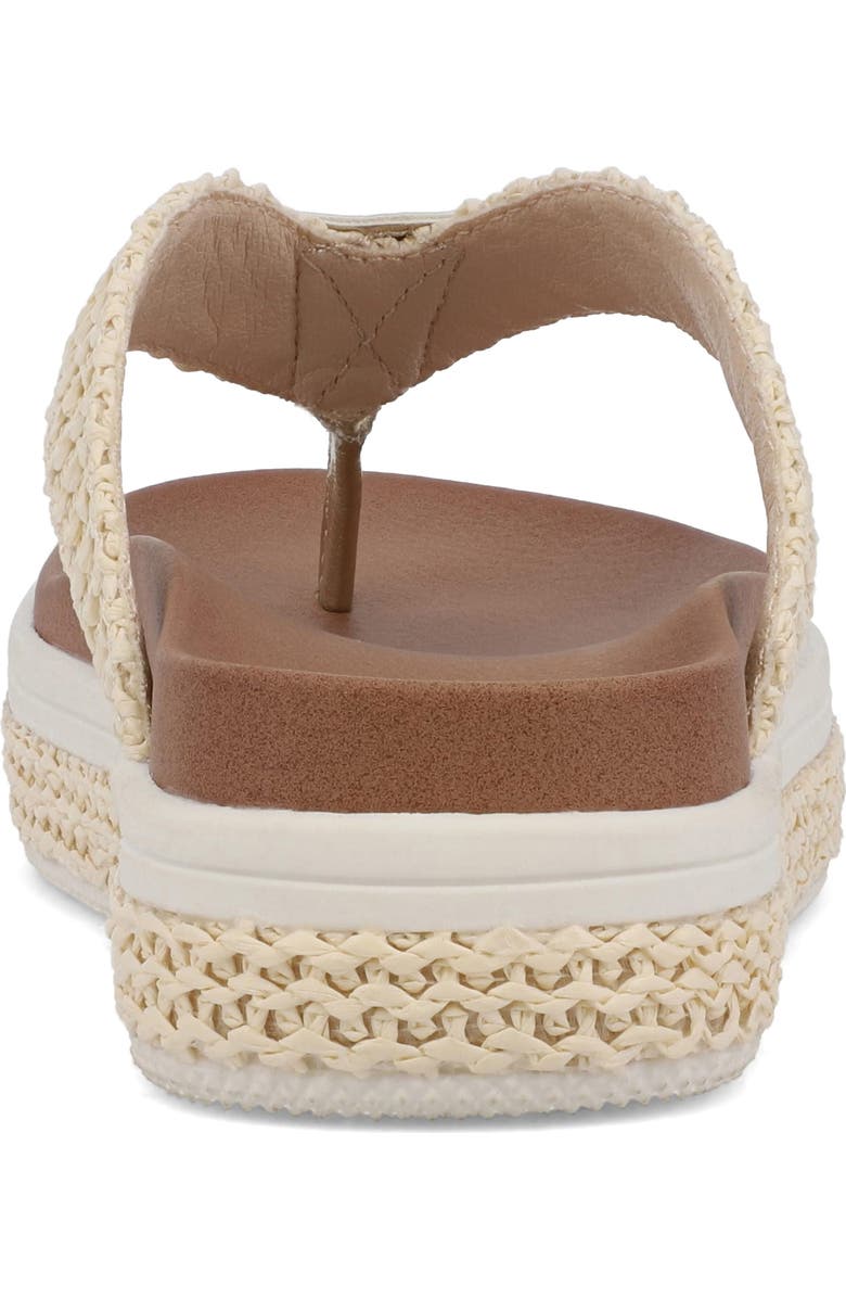 MIA Kids' Rhami Platform Flip Flop, Alternate, color, Natural