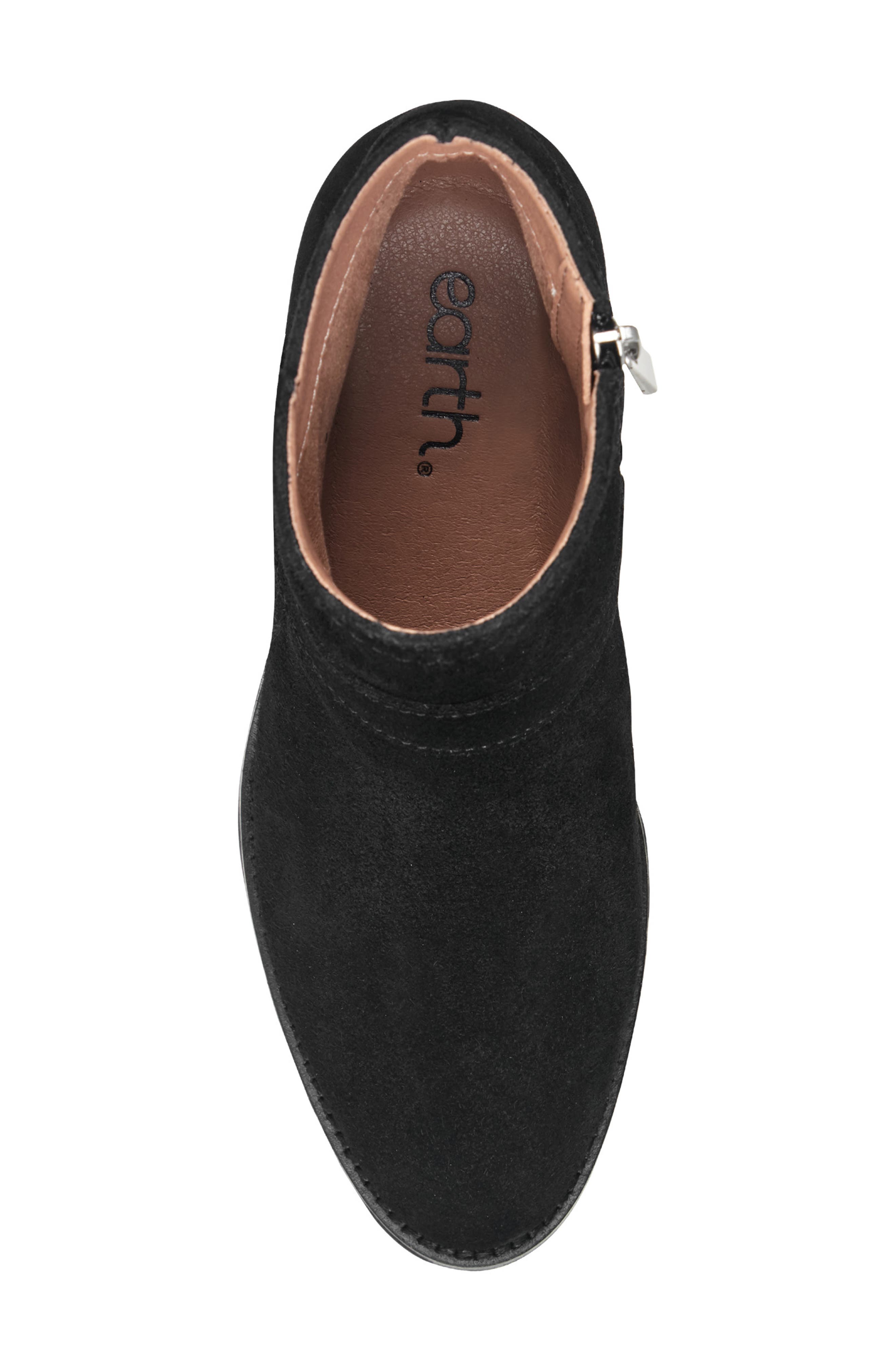 Corbin Fringe Strap Ankle Bootie, Alternate, color, BLACK