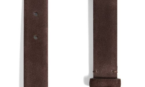 Khaite Dome Buckle Leather Belt In Brown