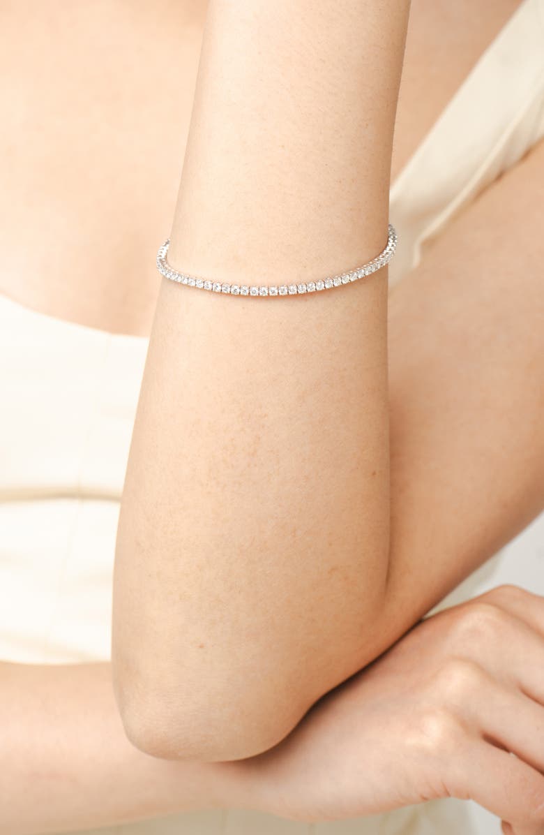 VALANI ATELIER Diamond Tennis Bracelet, Alternate, color, 14K White Gold