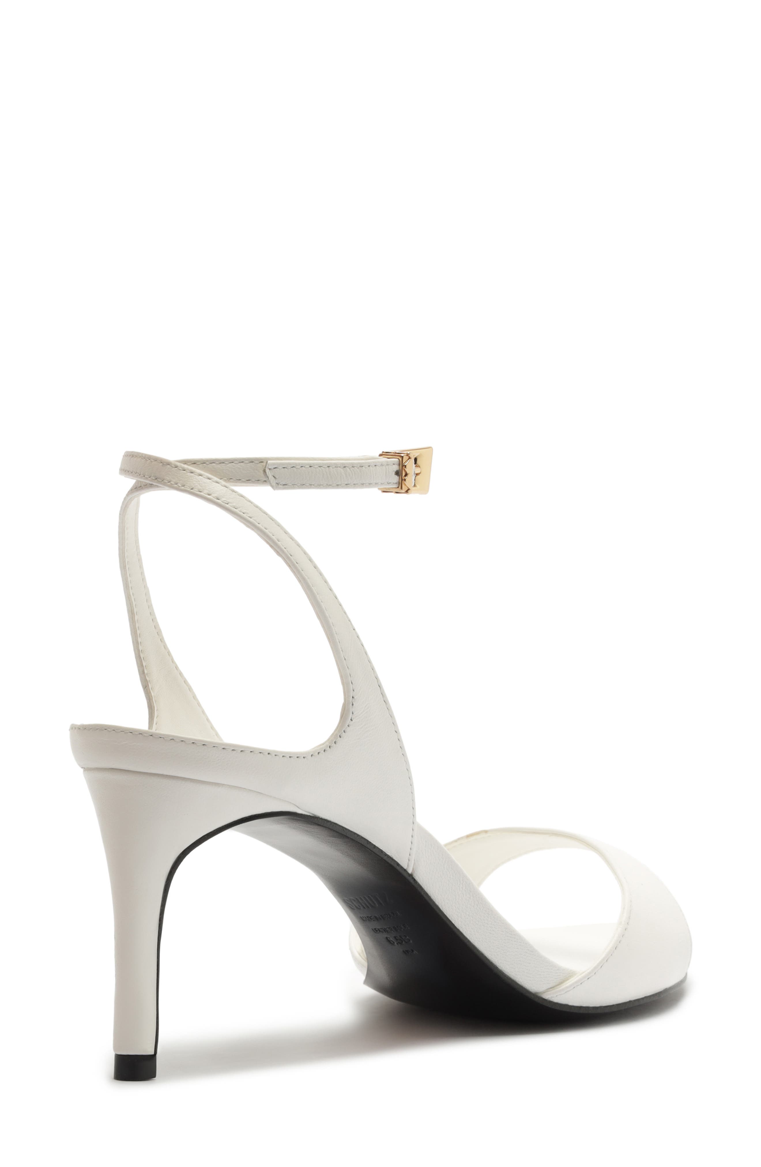 Zosia Ankle Strap Sandal, Alternate, color, WHITE