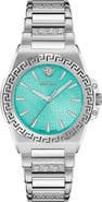 Versace Greca Reaction Bracelet Watch, 38mm