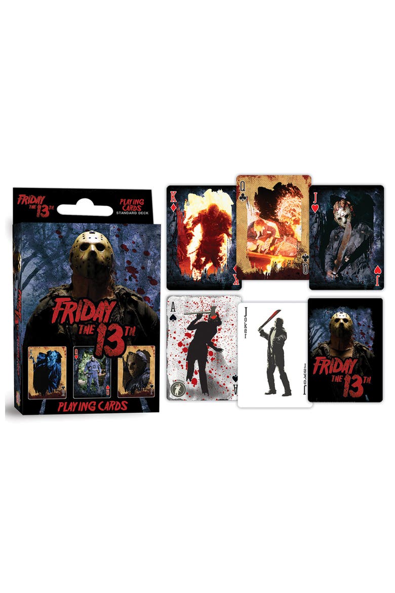 Friday the 13th Playing Cards, Alternate, color, Multicolor