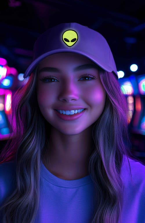 Dalix Alien Dad Cap In Purple