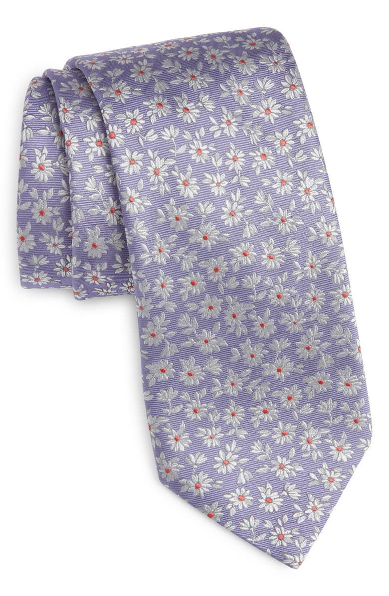 Eton Floral Silk Tie, Main, color, 