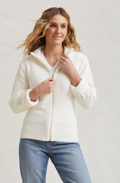 Kashwere Apparel Womens Jackets In Creme