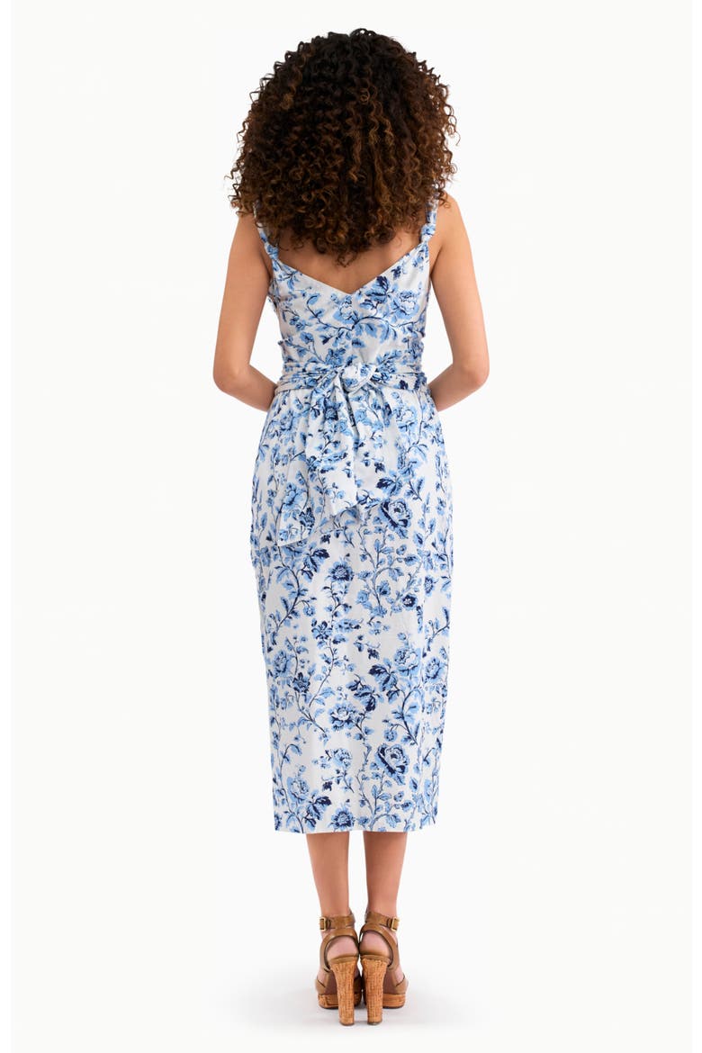 Emelia Printed Dress, Alternate, color, Alaskan Blue Multi