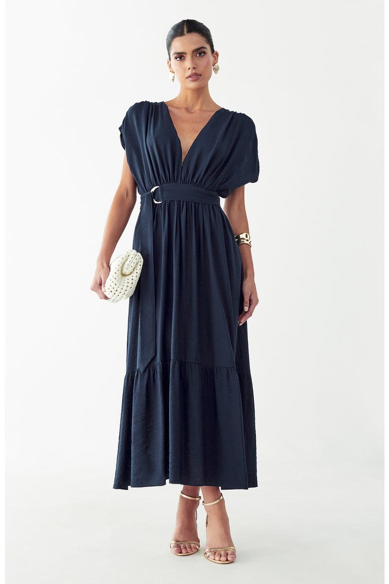 Este Midi Dress, Alternate, color, Navy Blue