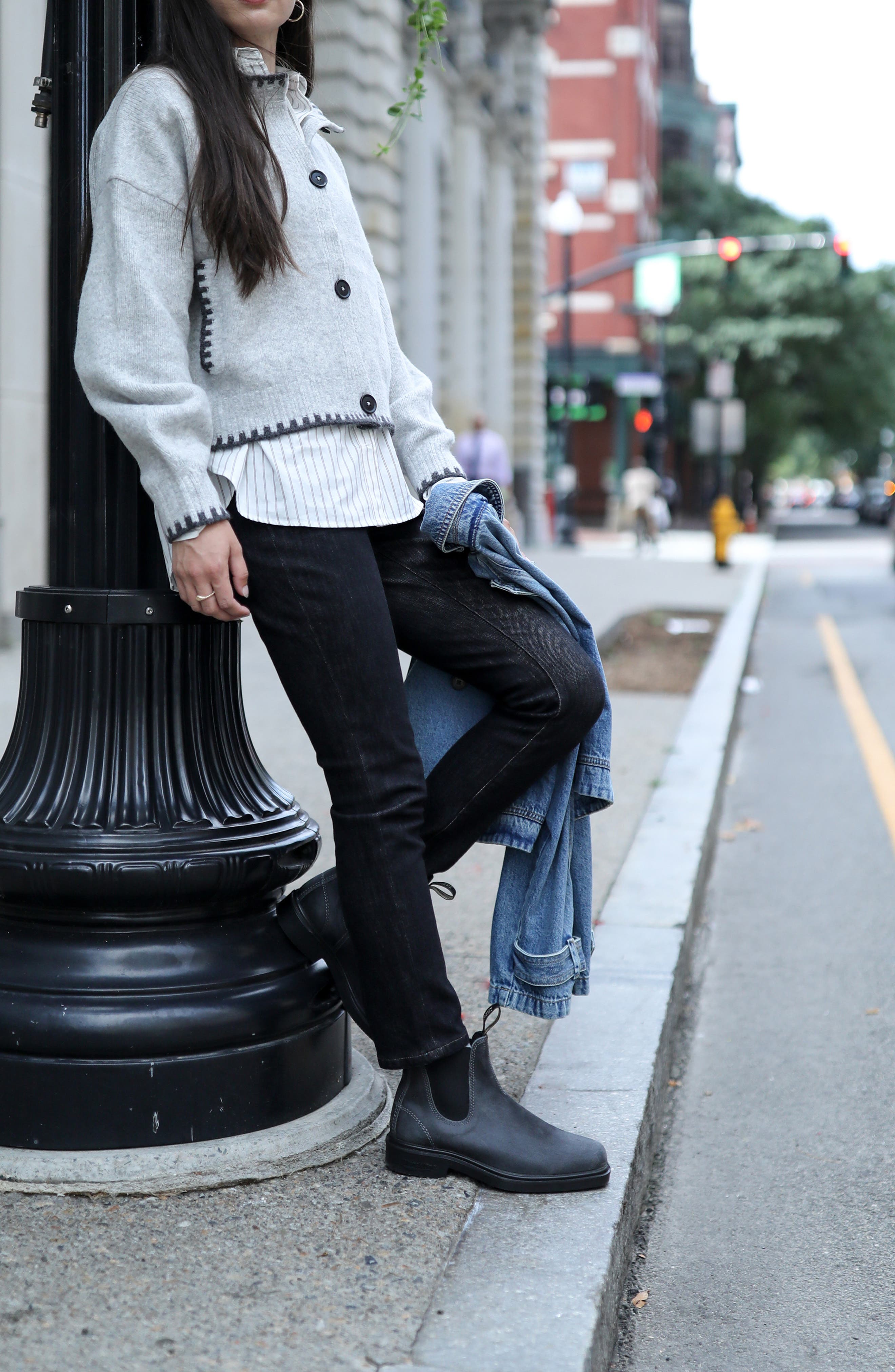 Chelsea Boot, Alternate, color, STEEL GREY SUEDE