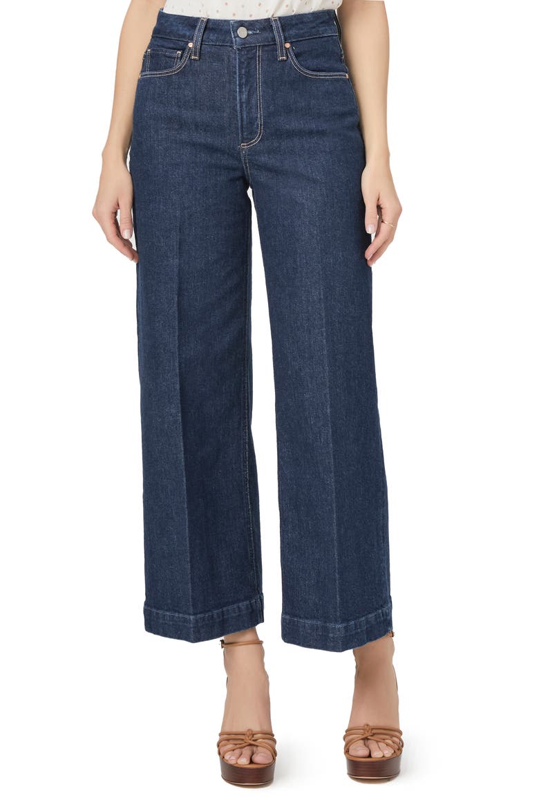 Harper High Waist Ankle Wide Leg Jeans, Main, color, CASA