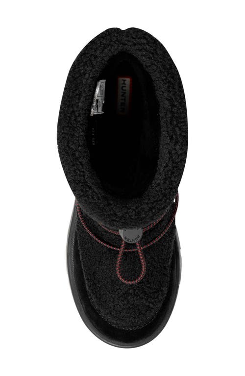 Hunter Kids' Cozy Boot In Black