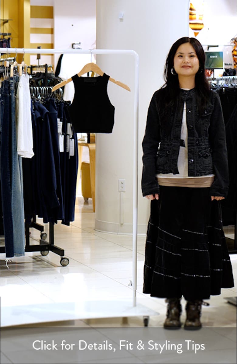 Waffle Knit Crop Sport Tank, sales video thumbnail