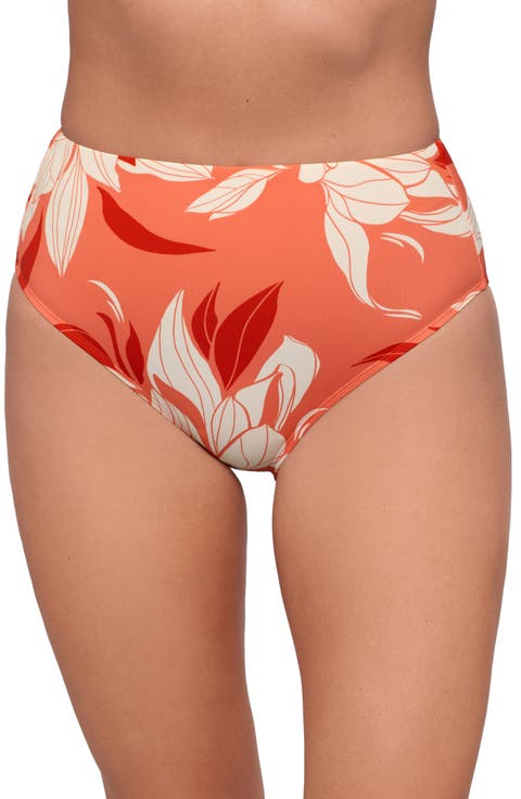 Smoothing and Sculpting Classic High-Waist Swimsuit Bikini Bottoms