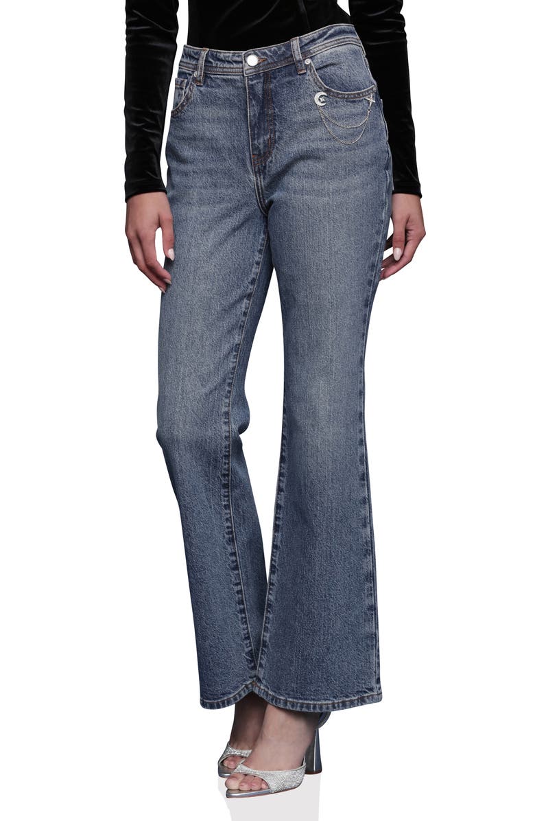 Avec Les Filles Bootcut Jeans, Alternate, color, Persheron Wash