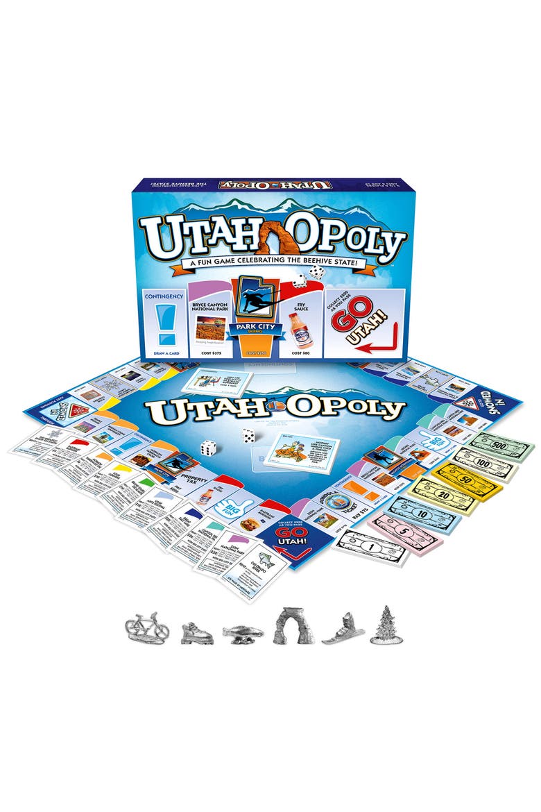 Utahopoly Monopoly Board Game, Alternate, color, Multicolored