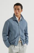 Brunello Cucinelli Nubuck outerwear jacket