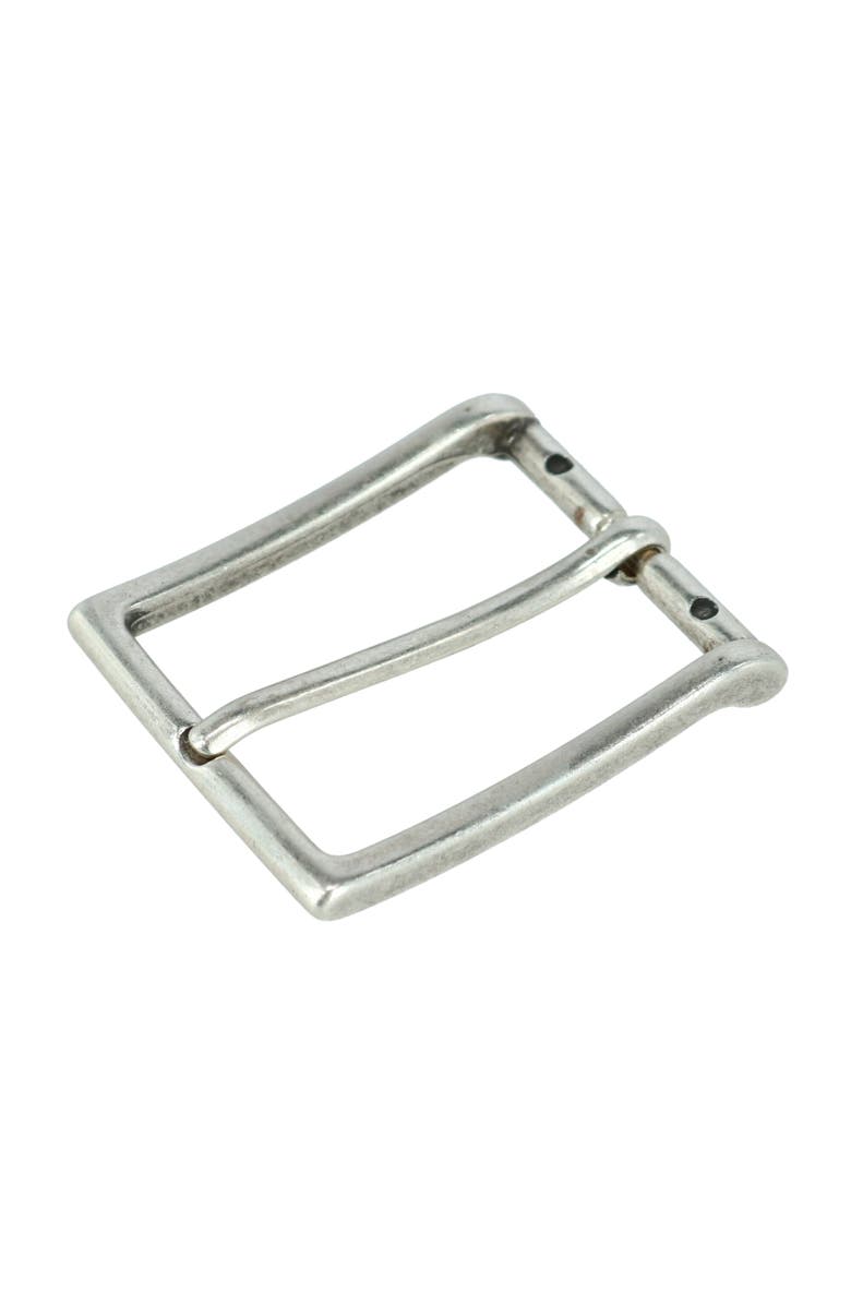 Trafalgar 35mm Classic Solid Brass Single Pronged Harness Belt Buckle, Alternate, color, Silver