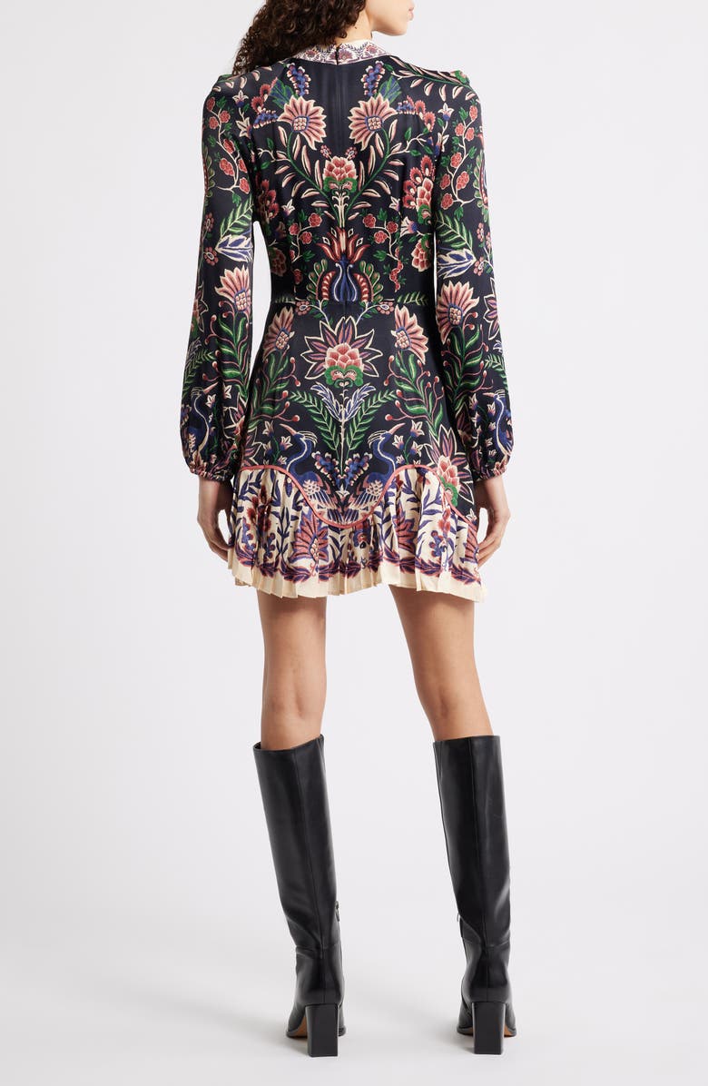 FARM Rio Marvelous Garden Minidress, Alternate, color, Black