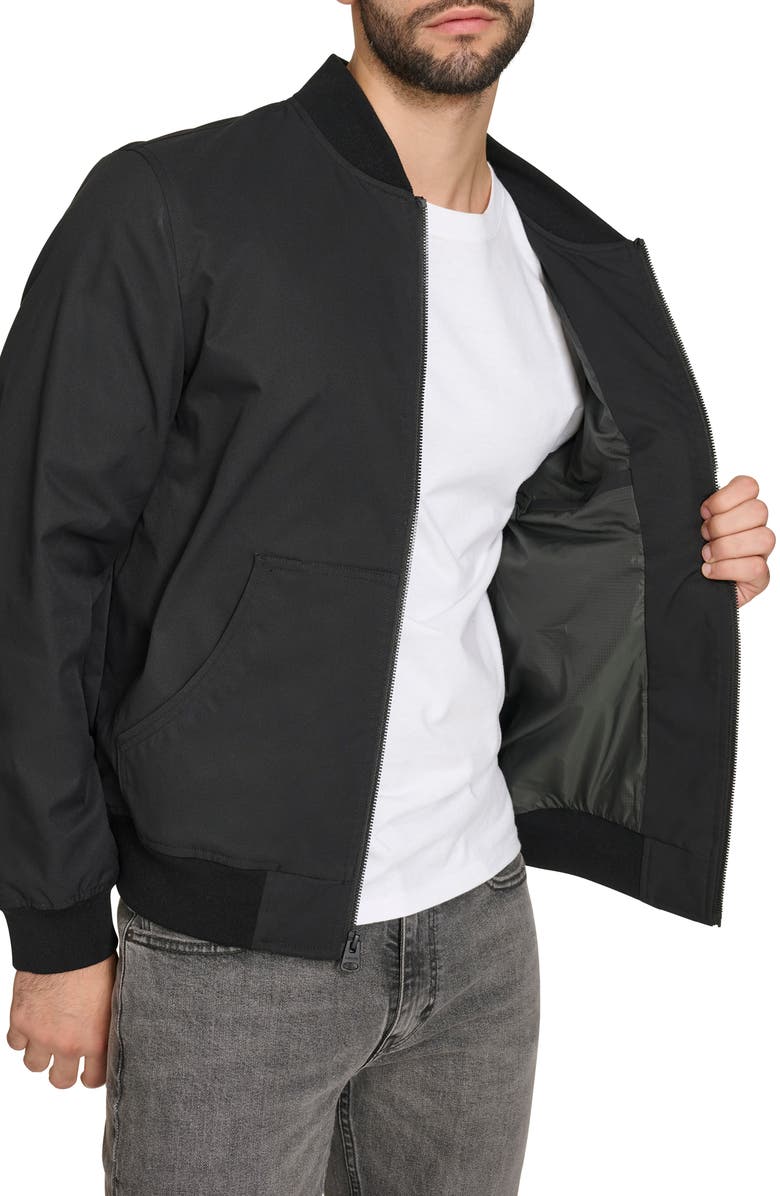Levi's Oxford Water Resistant Bomber Jacket, Alternate, color, Black
