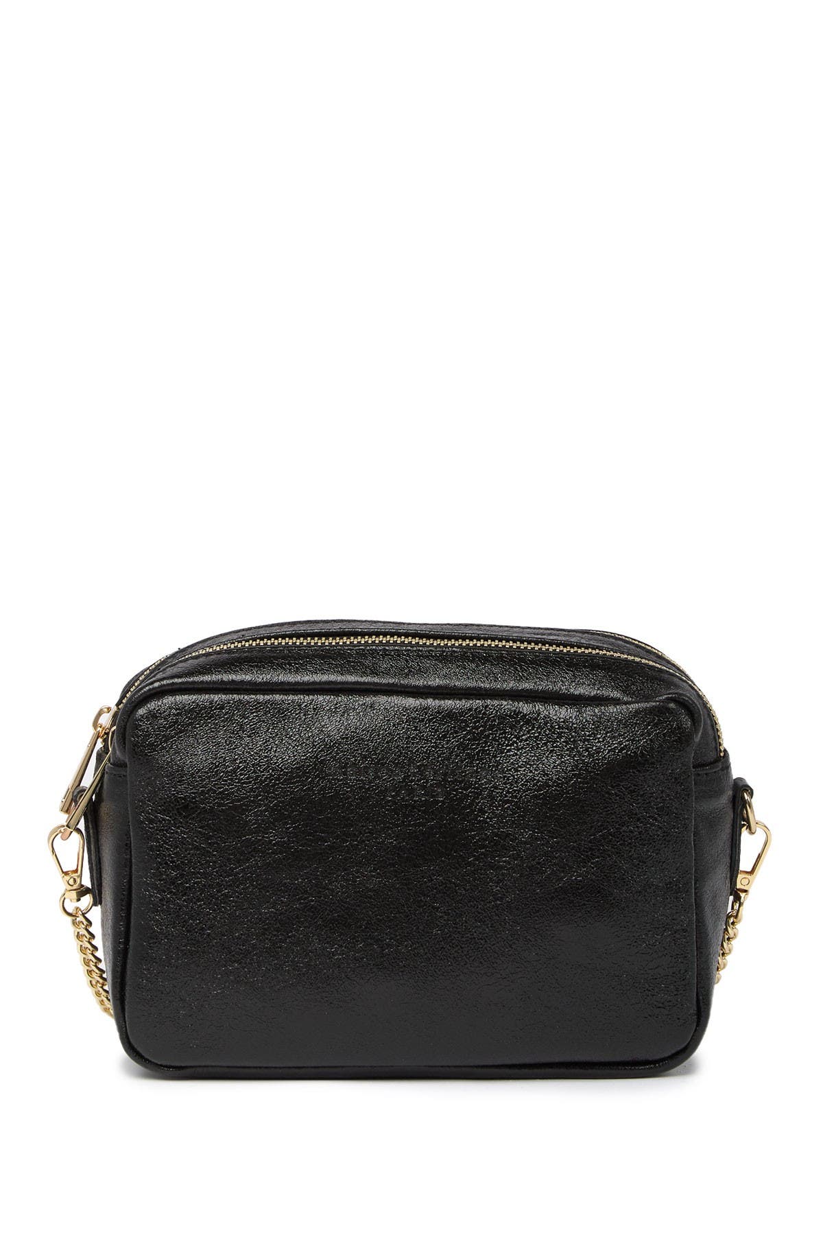 MAISON HERITAGE Elyn Double Zip Leather Crossbody Bag, Main, color, 