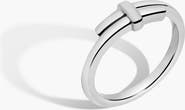 Aurate Unbreakable Crossover Ring