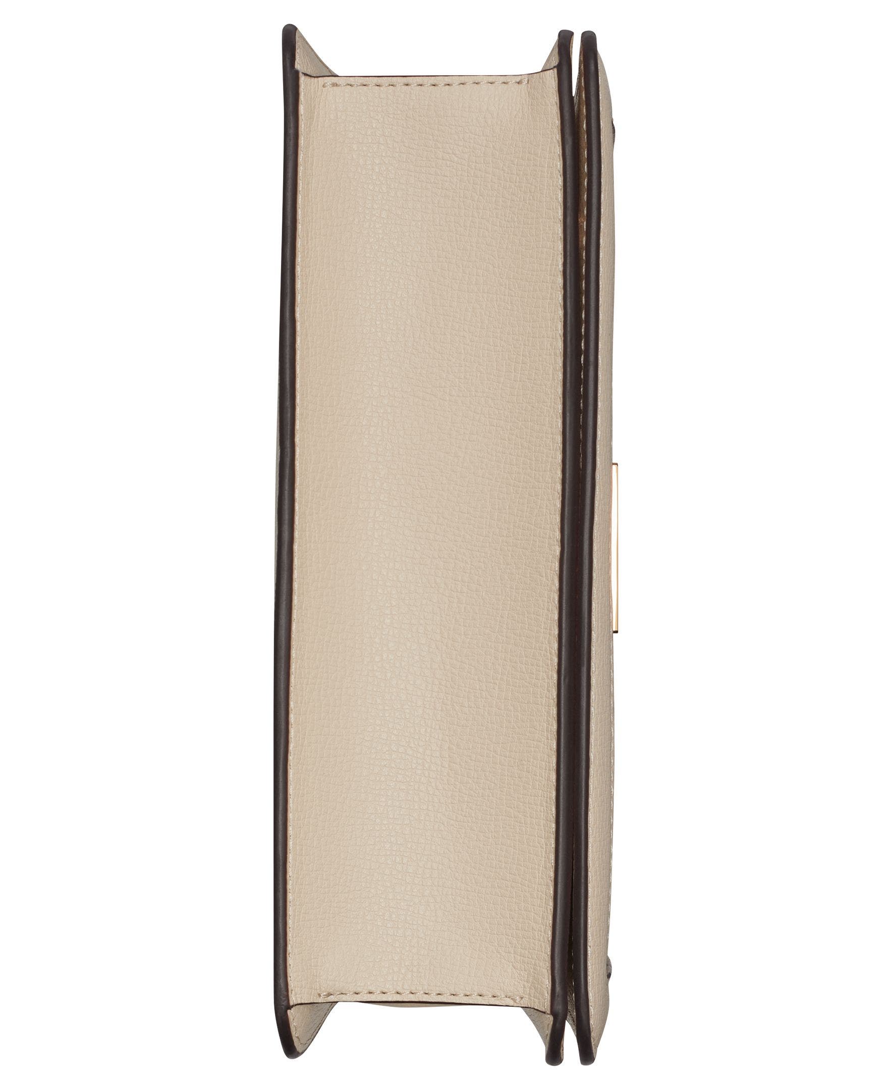 KARL LAGERFELD PARIS Simone Raffia+Scarf Satchel, Alternate, color, Neutral