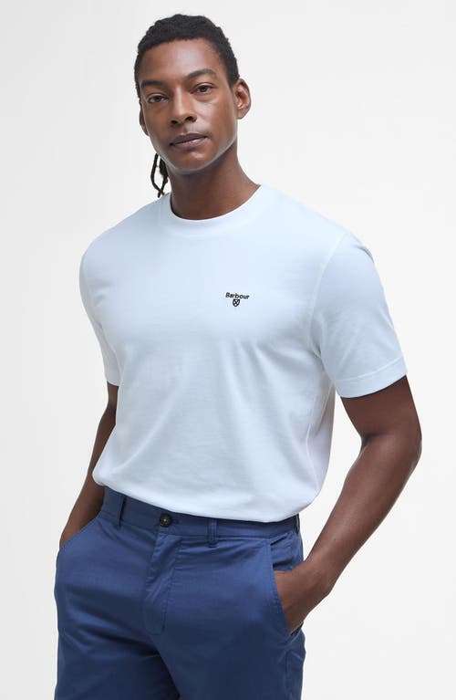Shop Barbour Tailored Fit Flat Front Stretch Cotton Chinos In Oceana