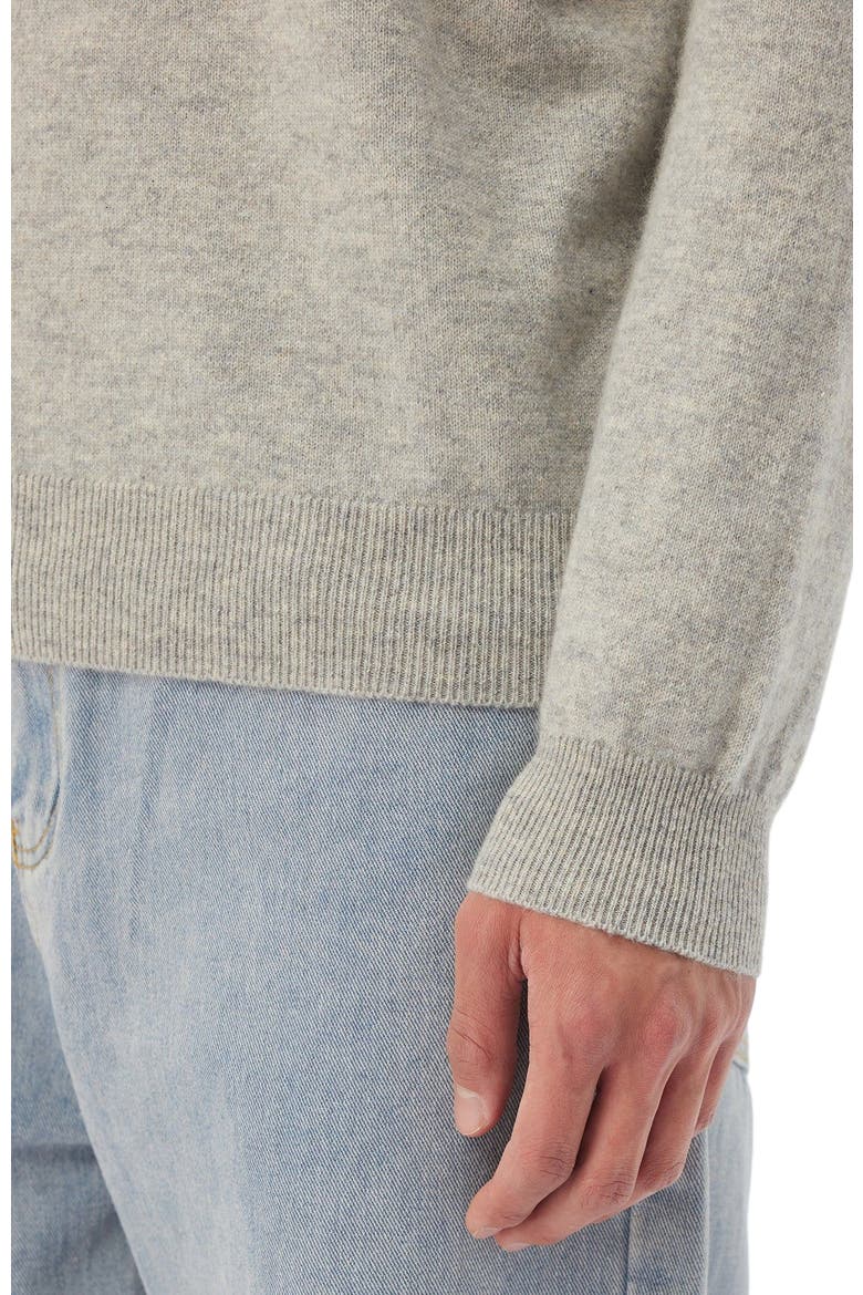 Essential Crewneck Cashmere Sweater, Alternate, color, dawn blue