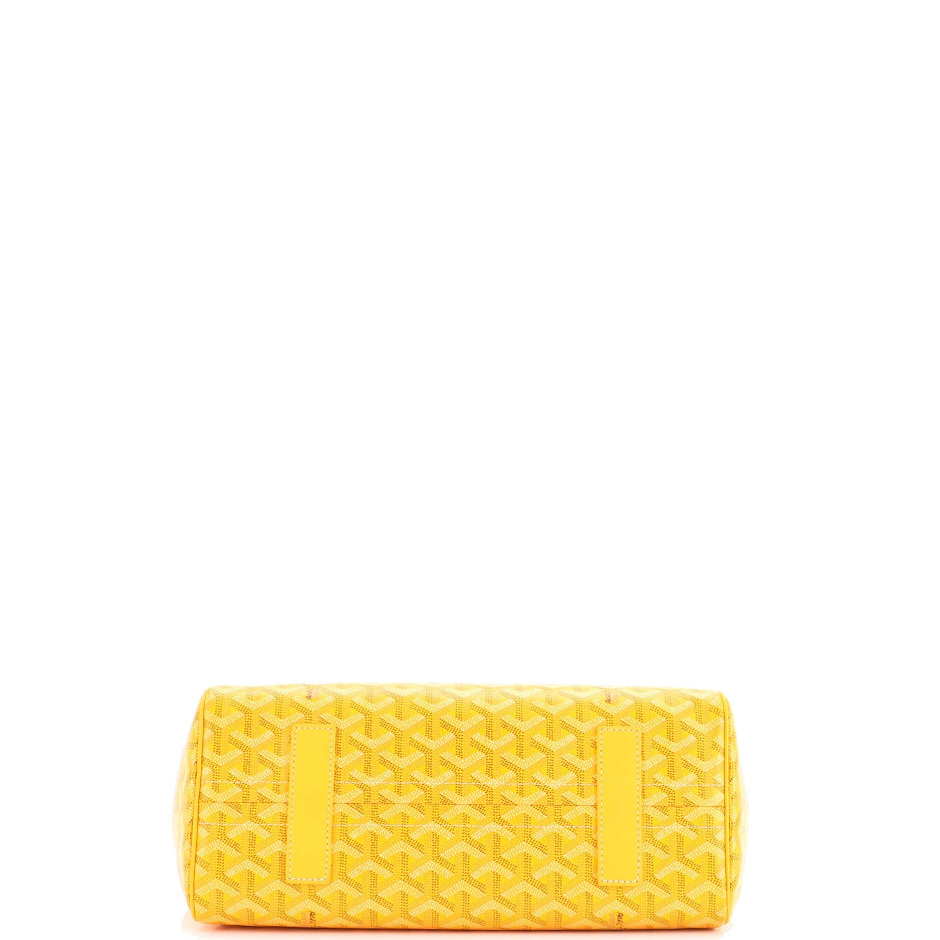 Pre-Owned Goyard Rouette Bag Coated Canvas PM, Alternate, color, Yellow