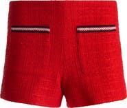 Alice + Olivia Troy Tweed Shorts