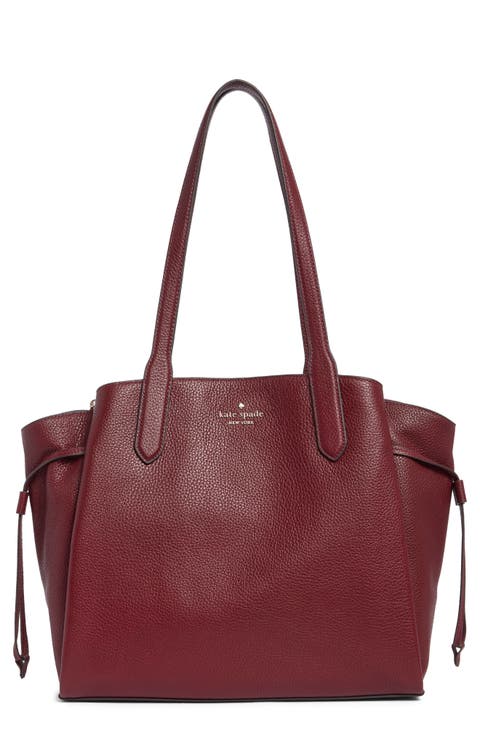 Dumpling Medium Pebbled Leather Tote