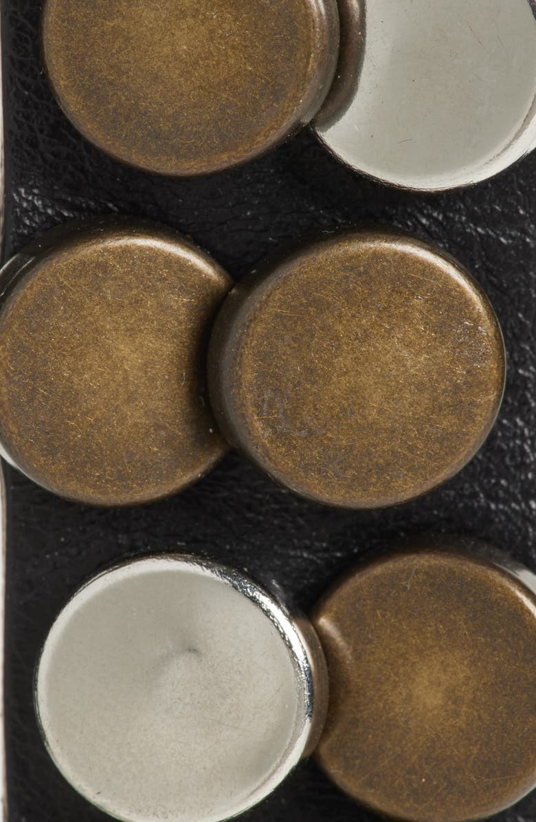 TEURN STUDIOS Studded Leather Belt, Alternate, color, 