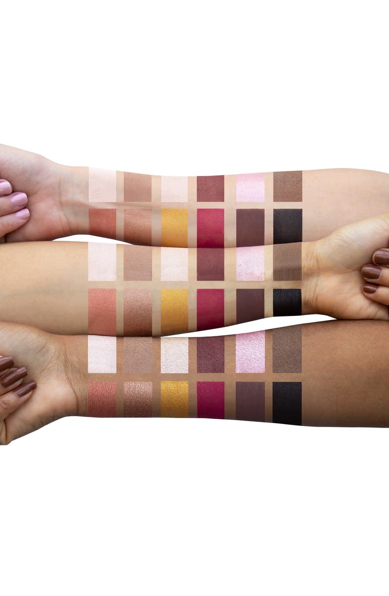 Jouer Rose Gold Matte & Shimmer Eyeshadow Palette, Alternate, color,