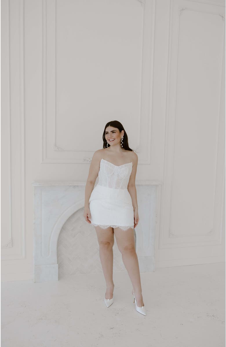 Untamed Petals Giselle Mini Dress, Alternate, color, Ivory