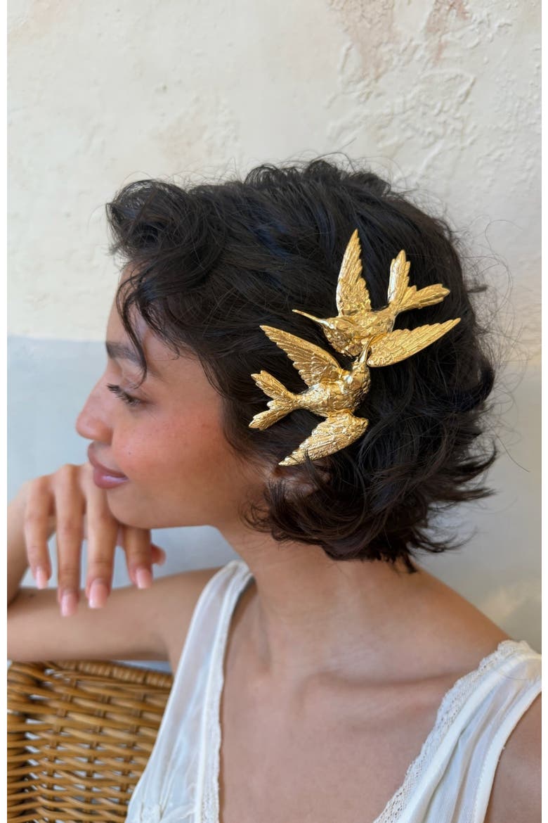 Colibri Clip Set, Alternate, color, Gold