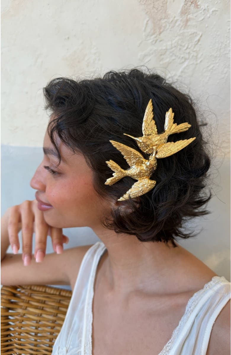 Epona Valley Colibri Clip Set, Alternate, color, Gold