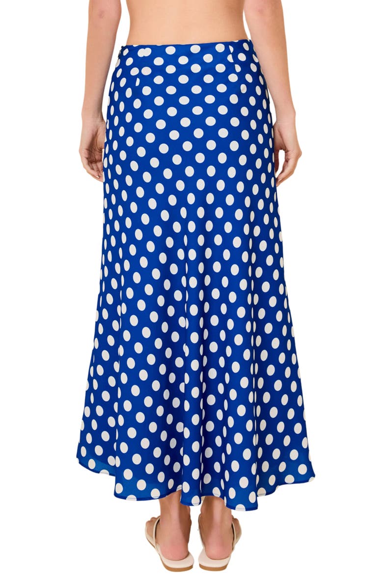 Solid & Striped The Selma Dot Maxi Skirt, Alternate, color, Olympian Blue Polka Dot