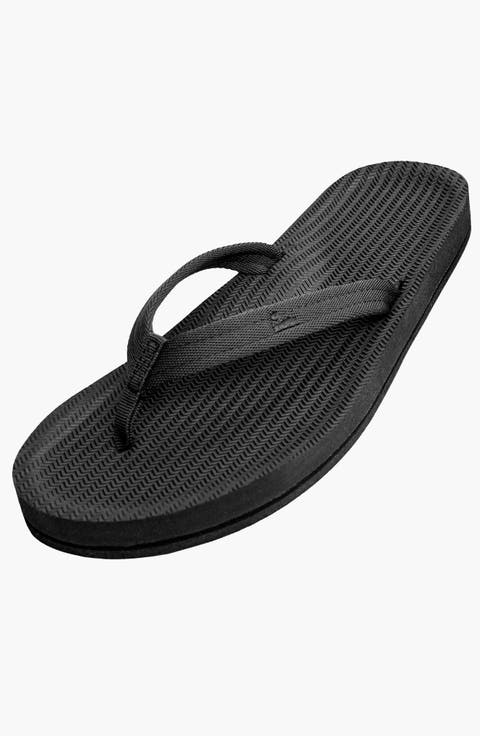 Responsibly-Made Tire Sole Easy Living Flip Flops (Female)
