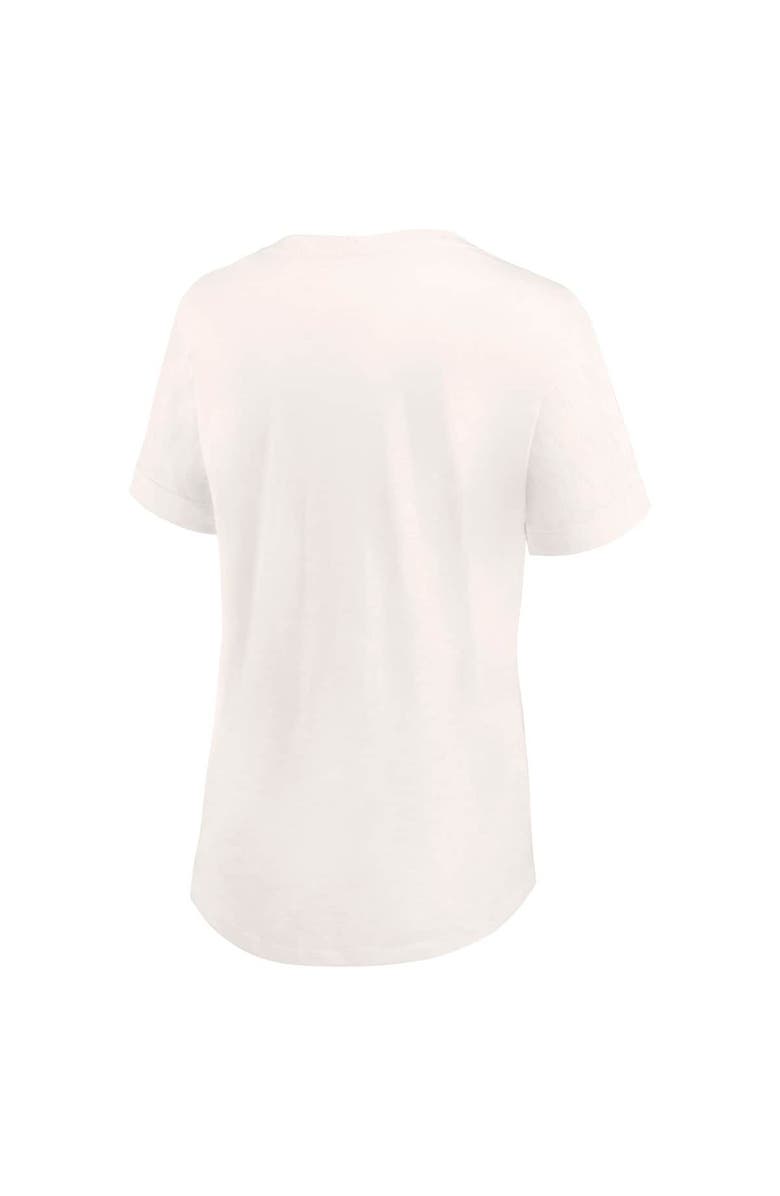 FANATICS Women's Fanatics Branded Oatmeal Las Vegas Raiders Motivating Force Lightweight V-Neck T-Shirt, Alternate, color, 