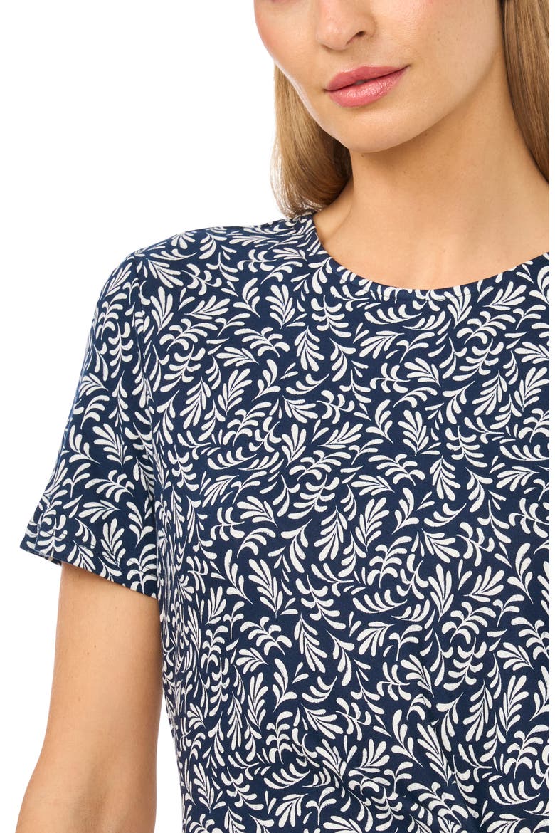 Side Tie Midi Dress, Alternate, color, CLASSIC NAVY