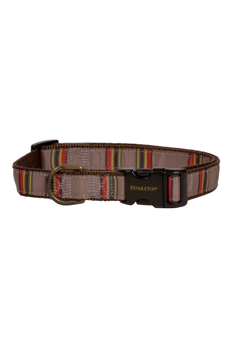 Camp Dog Collar, Main, color, UMBER
