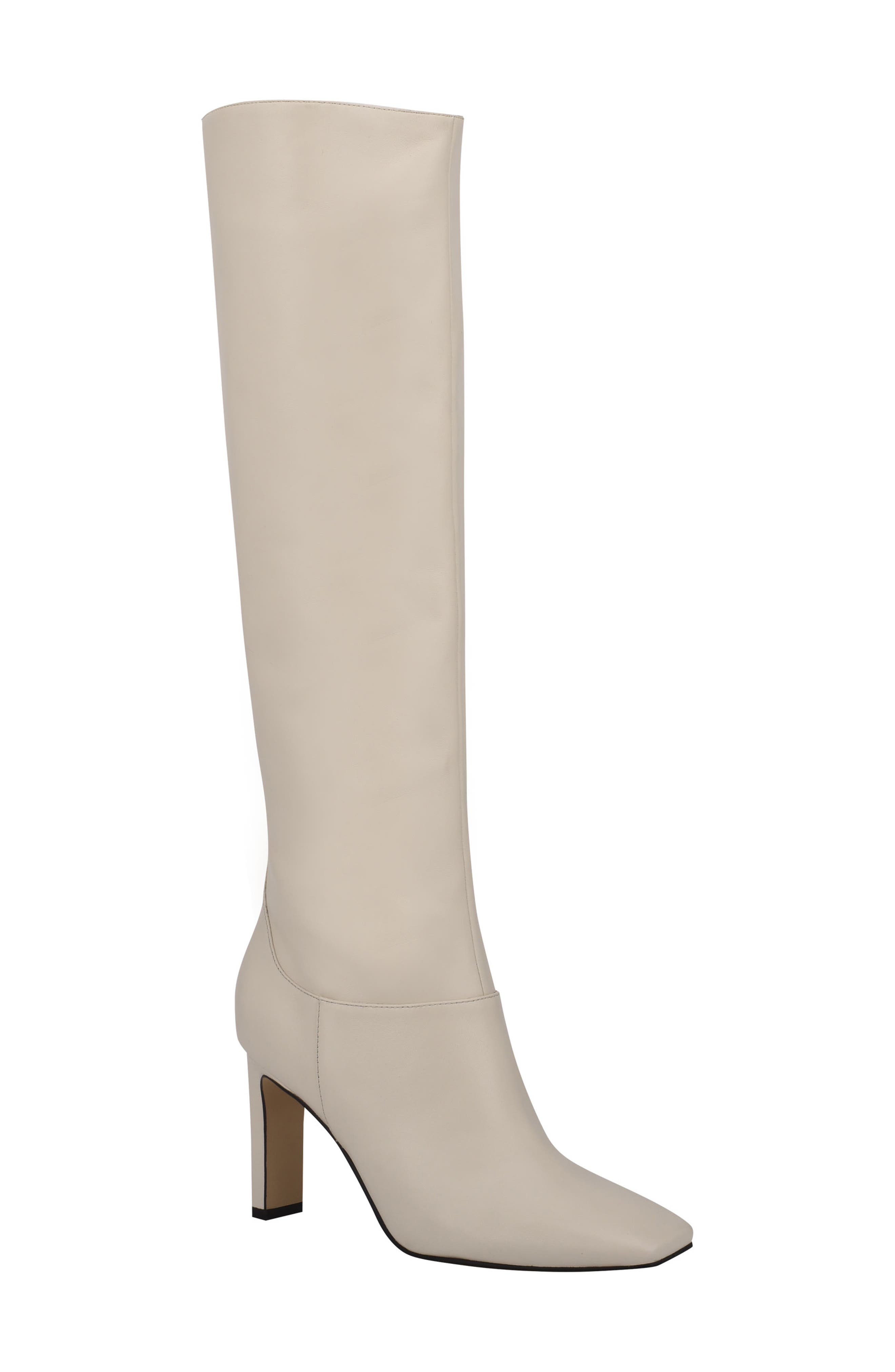 Jakke Knee High Boot, Main, color, CREAM LEATHER