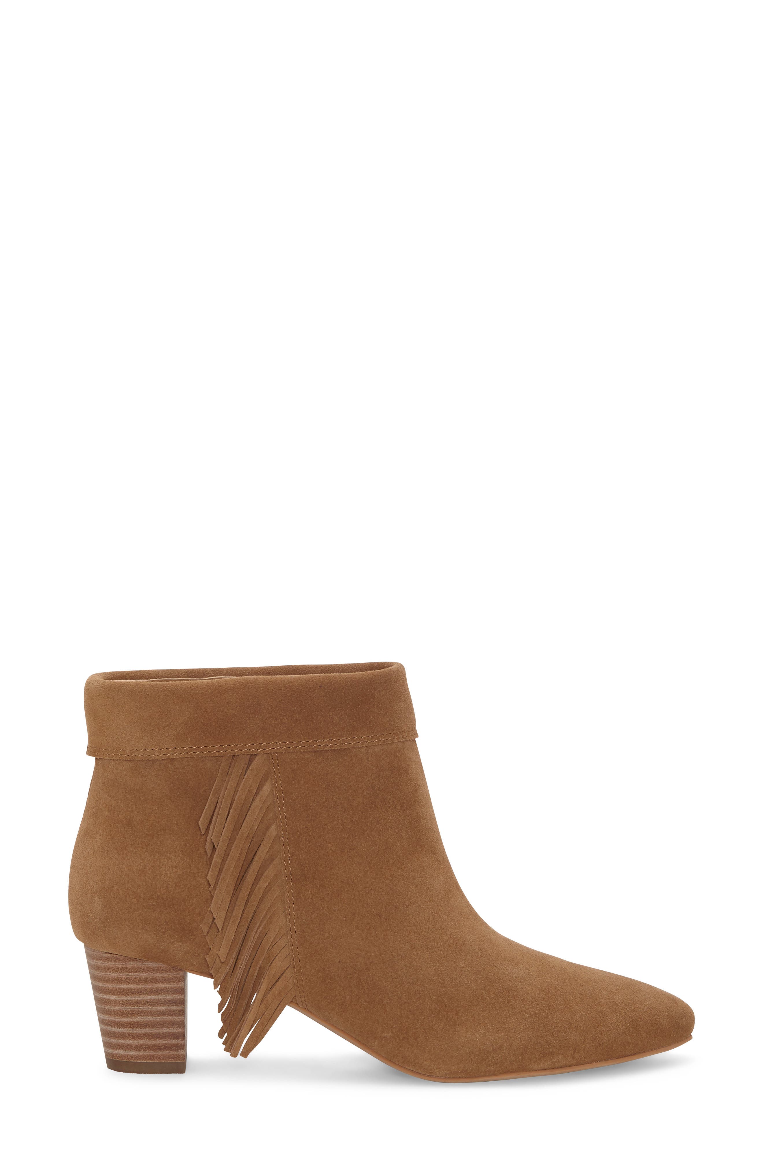 Zakina Bootie, Alternate, color, HONEY SUEDE