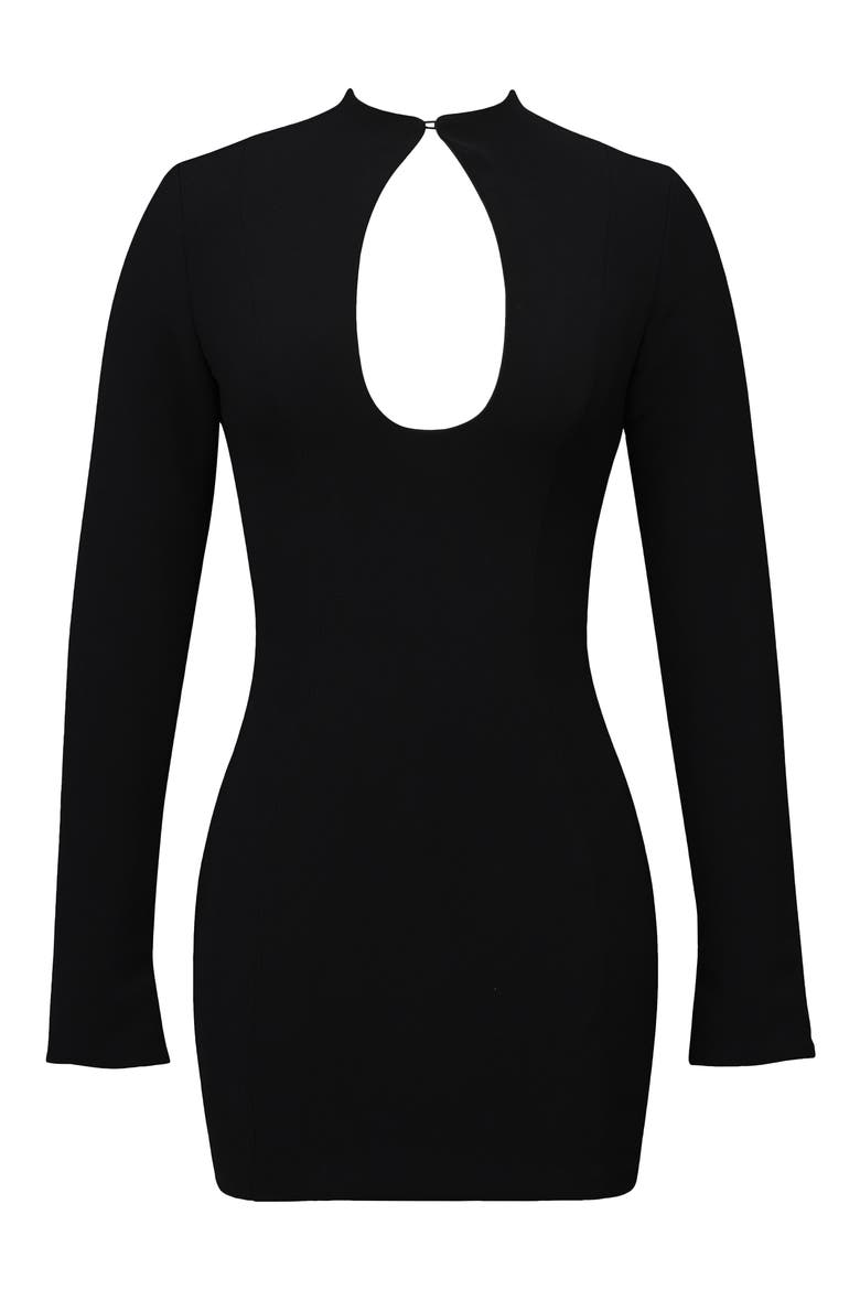 kato long sleeve mini dress black Kateryna Long Sleeve Lace Mini Dress Black