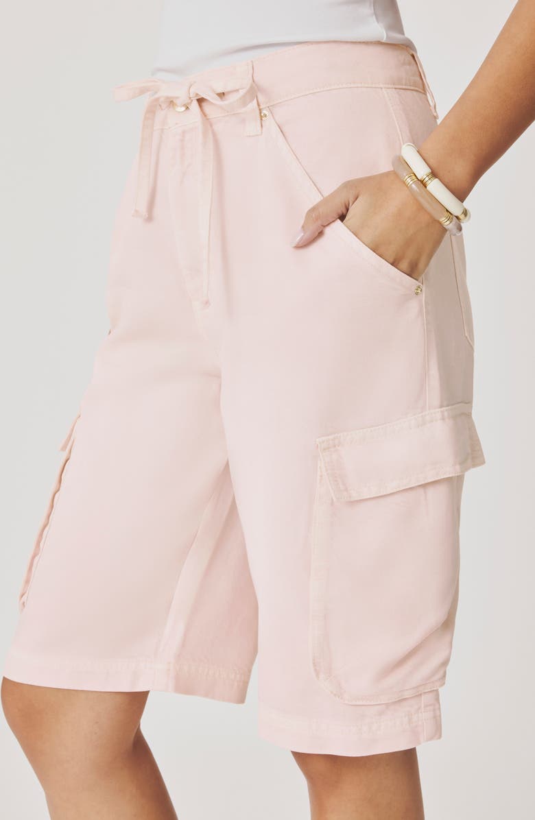 Splendid Denim Cargo Shorts, Alternate, color, Rose Petal Pink