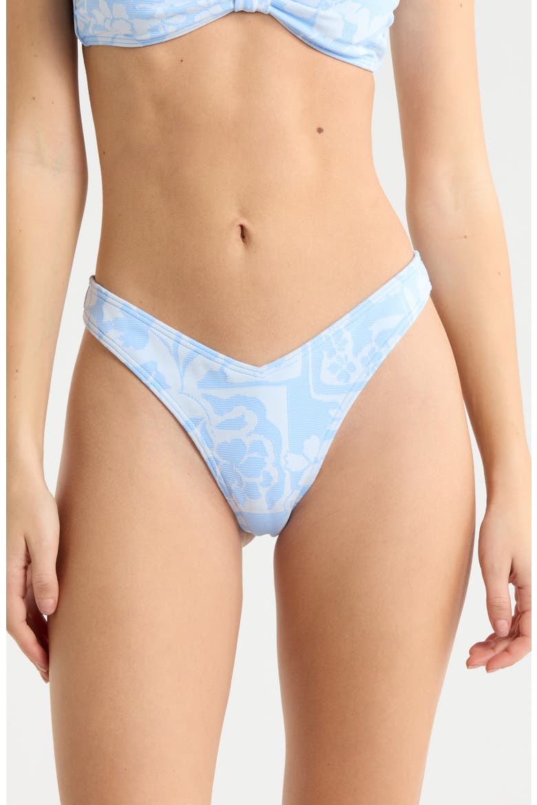 Pacific Coast High Leg Bikini Bottoms, Main, color, SKY BLUE