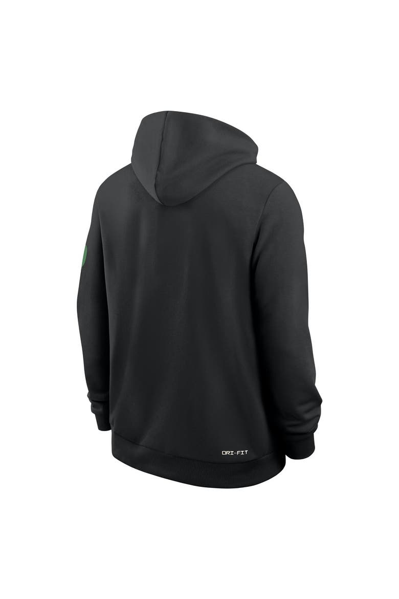 Men's Nike Black Oregon Ducks 2026 Sideline Standard Issue Dri-FIT Hoodie, Alternate, color, Black