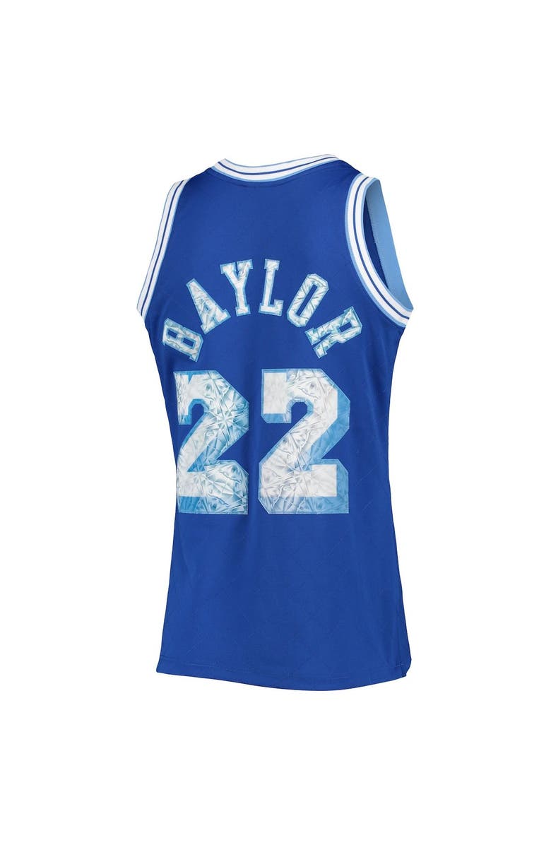 Mitchell & Ness Men's Mitchell & Ness Elgin Baylor Royal Los Angeles Lakers 1960-61 Hardwood Classics 75th Anniversary Diamond Swingman Jersey, Alternate, color, 